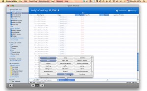 QFL's tagging tool lets you add several different tags to a single transaction
