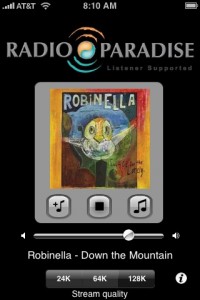rp Radio Paradise, the best radio station on the Net, and the best iPhone app to stream it with.