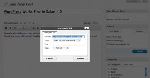 No more broken TinyMCE in Safari 4