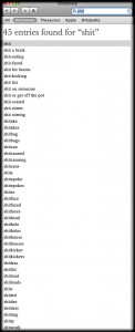 Apple's Dictionary App