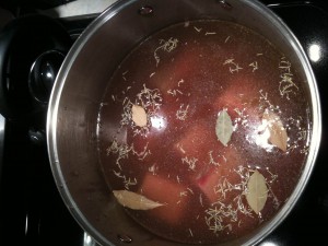 Beef and barely soup's humble beginnings
